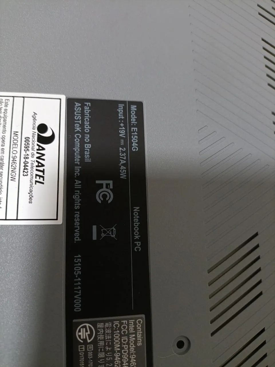 Tampa chassi para Asus vivobook Go modelo E1504GA - Foto 2