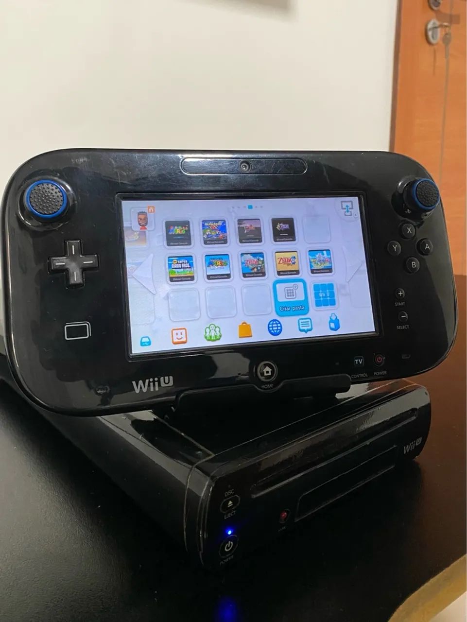 Nintendo Wii U Deluxe 32gb Desbloqueado (Aroma) + HD 500gb com 47 jogos +  Lojinha ativa - Foto 4