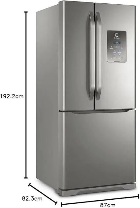 Vendo Geladeira Electrolux Frost Free 579L  3 Portas Cor Inox  - Foto 3
