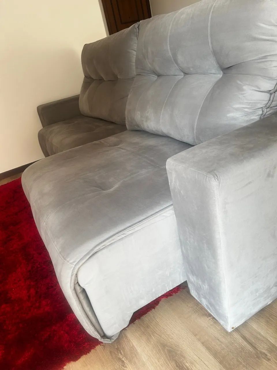 Sofá estiloso, aceito troca - Foto 3