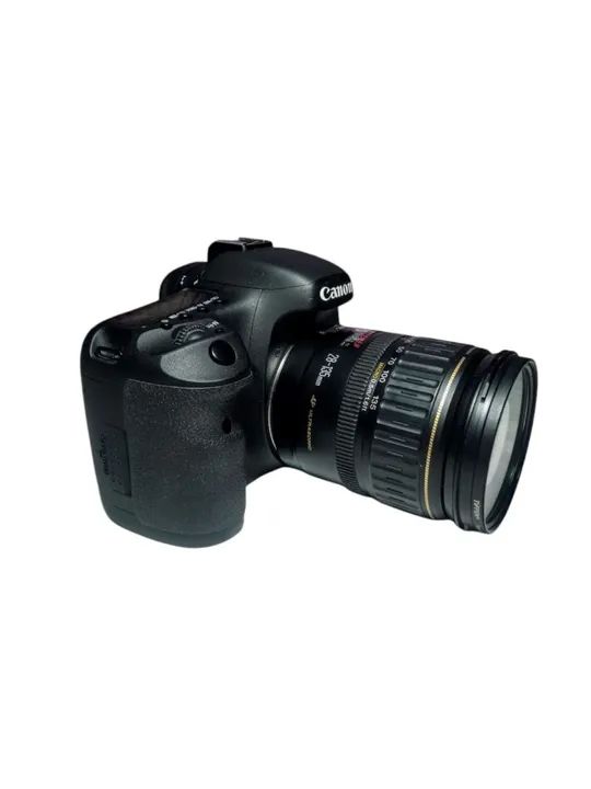 Camera cânon EOS 7D  + Lente 28-135 + 2 baterias + 1 cartão 32gb - Foto 2