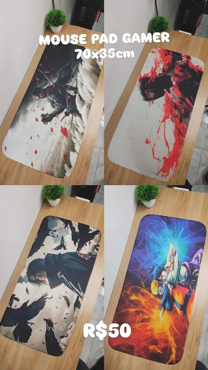 Mousepad Gamer Grande 70x35cm 