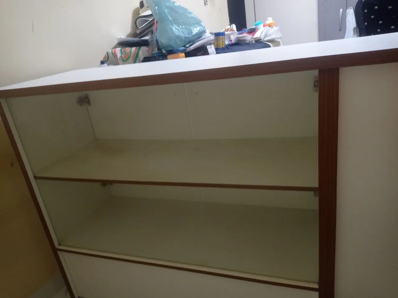 Balcão Expositor Branco com Gavetas e Prateleira - Foto 4