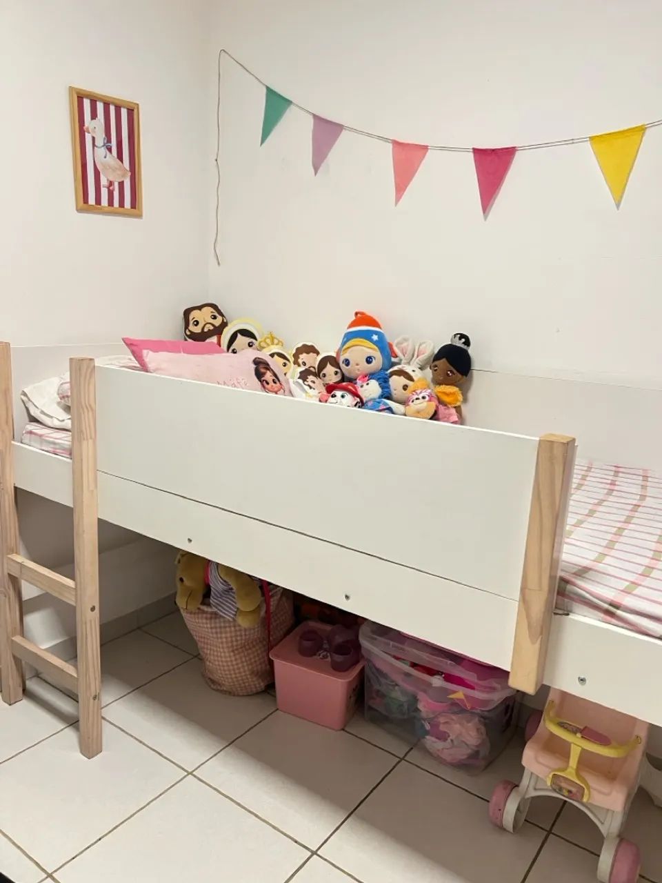 CAMA infantil montessoria COM ESCORREGADOR INFANTIL SOLTEIRO TOK & STOK 500,00n - Foto 4