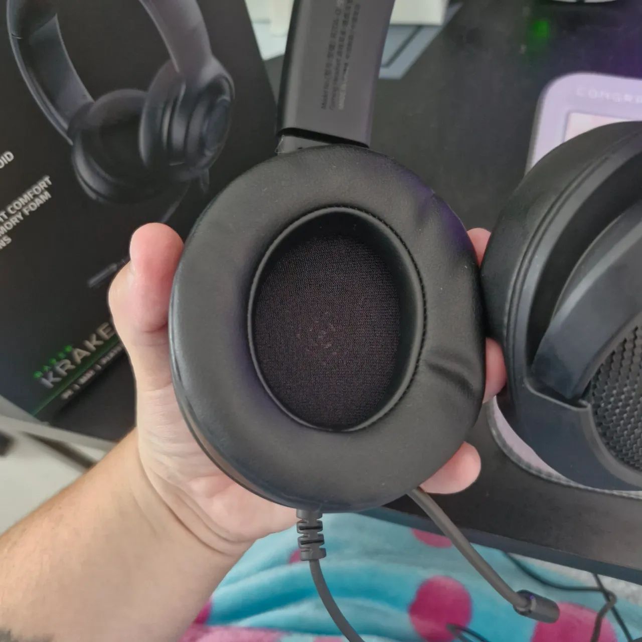 Headset gamer Razer Kraken X Lite - Foto 4