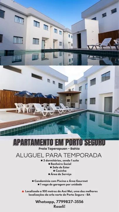 Apartamento para locação em Porto Seguro 
