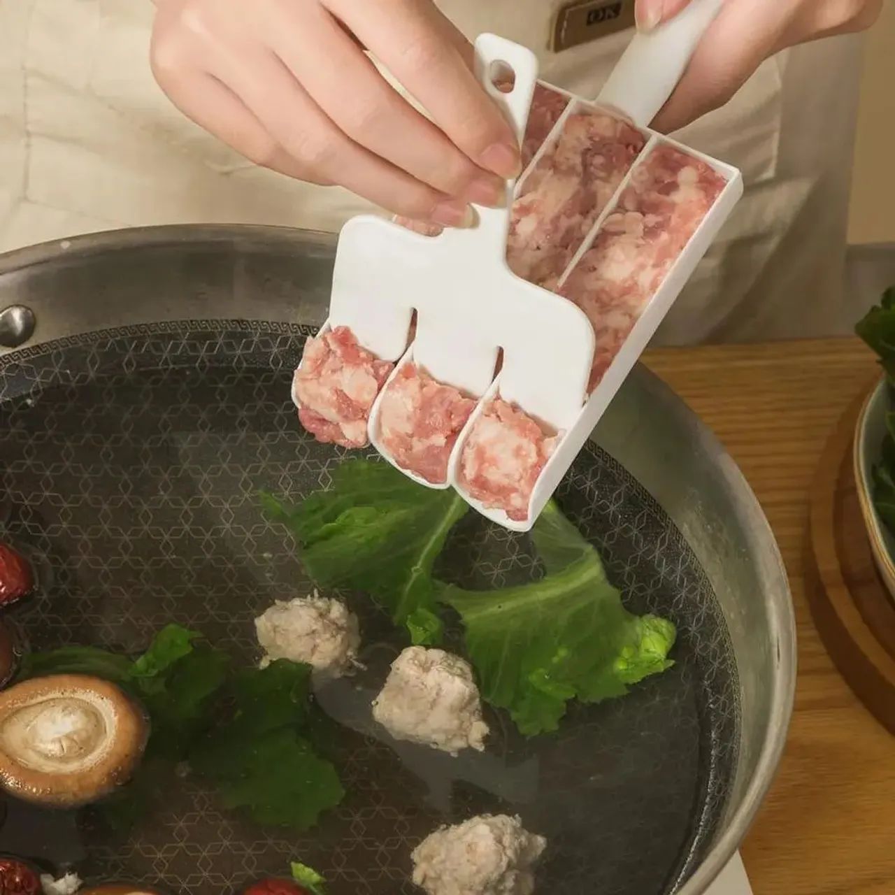 Espátula para Bolinhos de Carnes - Facilidade na Cozinha - Foto 5