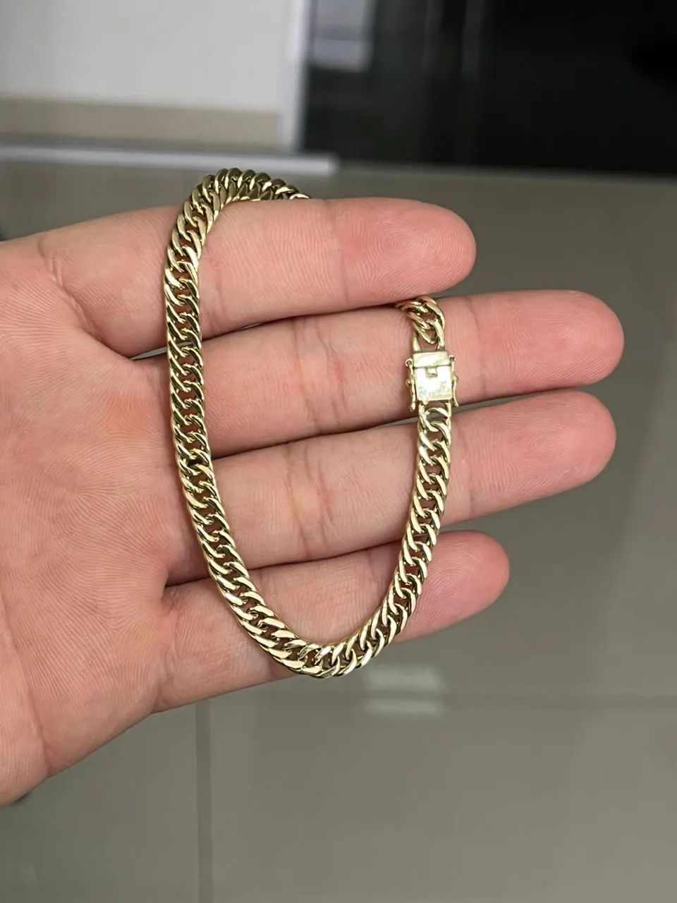 Pulseira Grumet de Ouro 18k Nova 