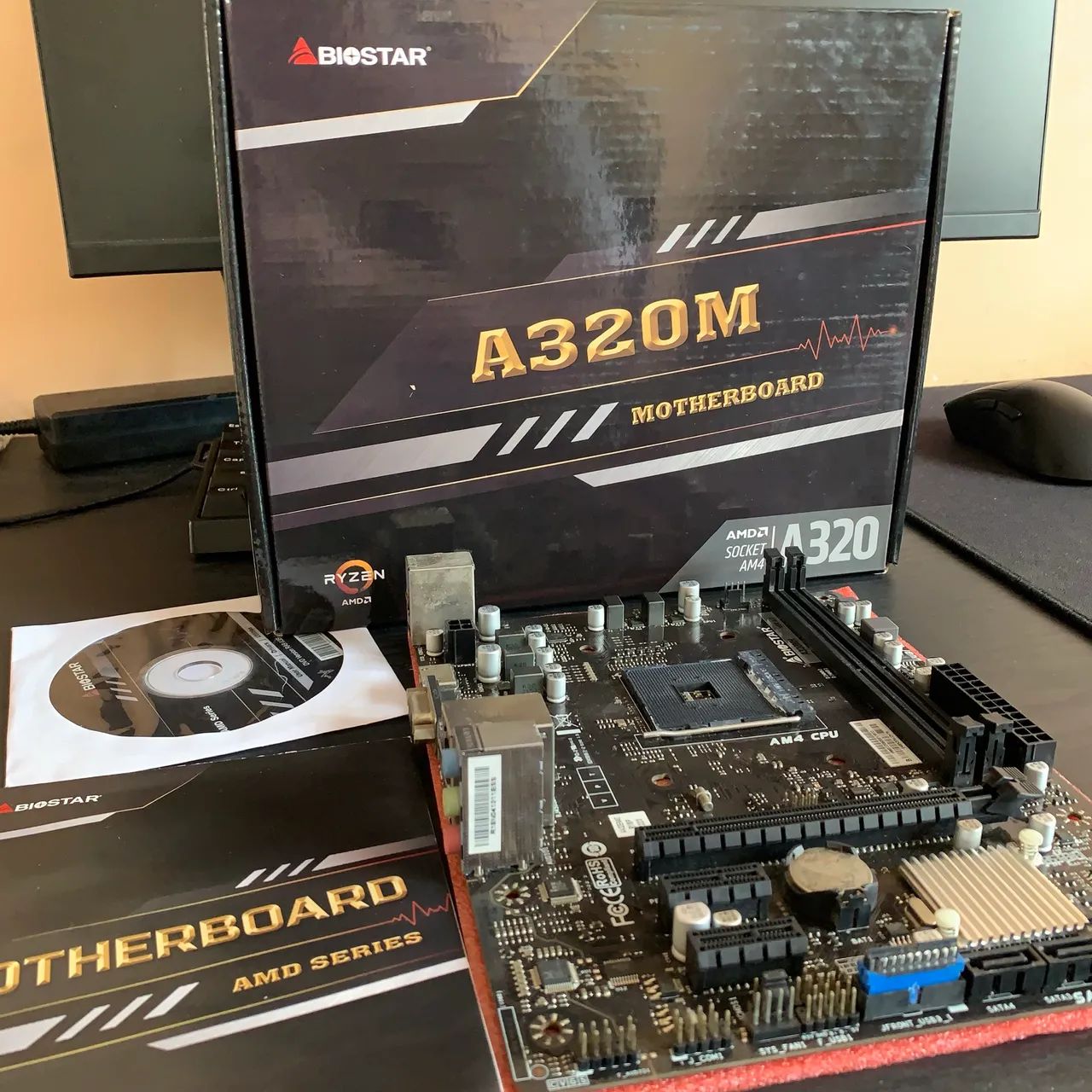 PLACA MÃE BIOSTAR A320m - Foto 2