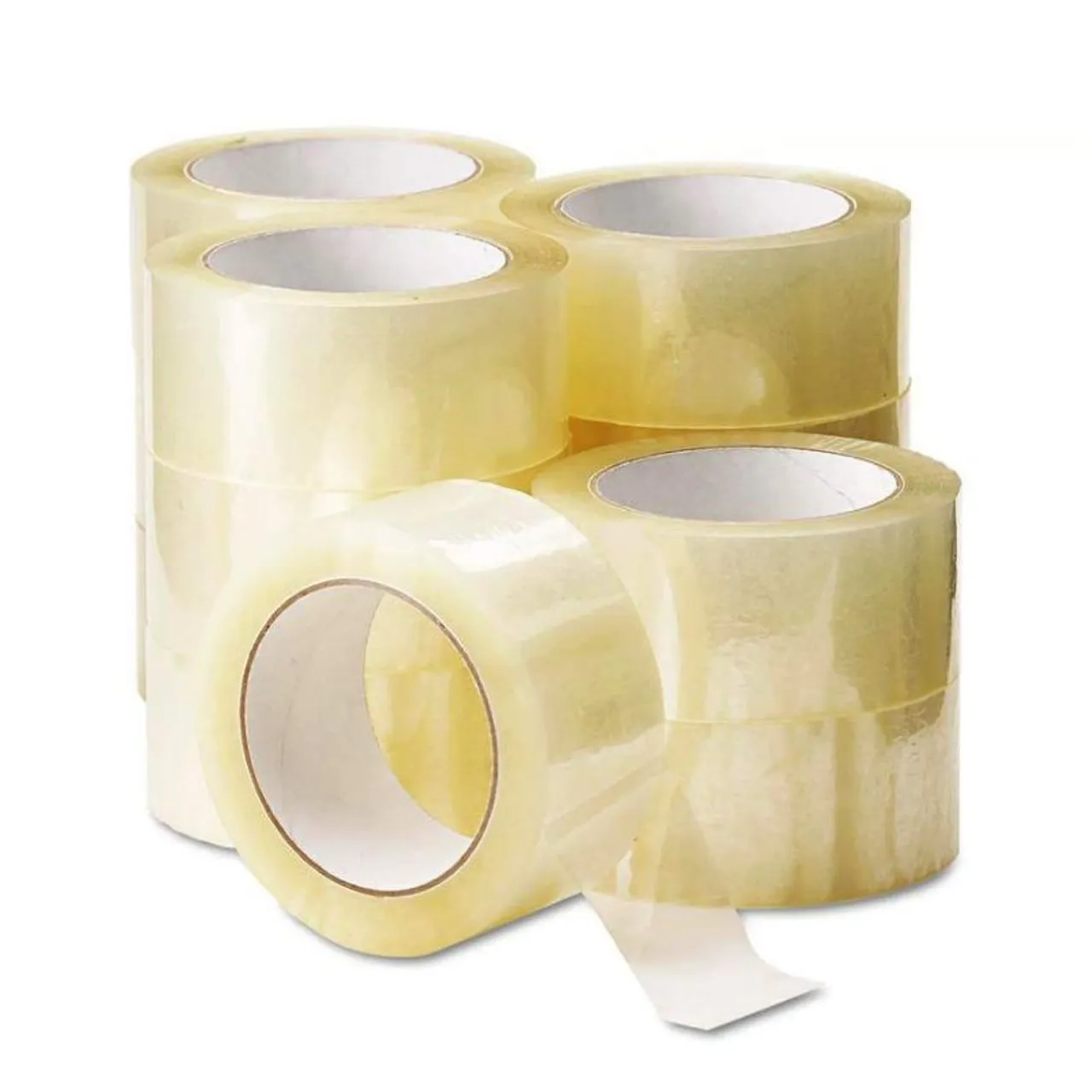 Fita adesiva transparente 6 rolos.