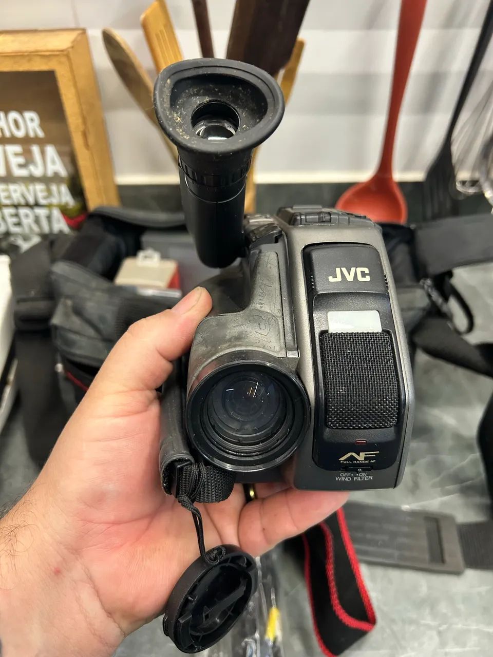 Câmera filmadora jvc