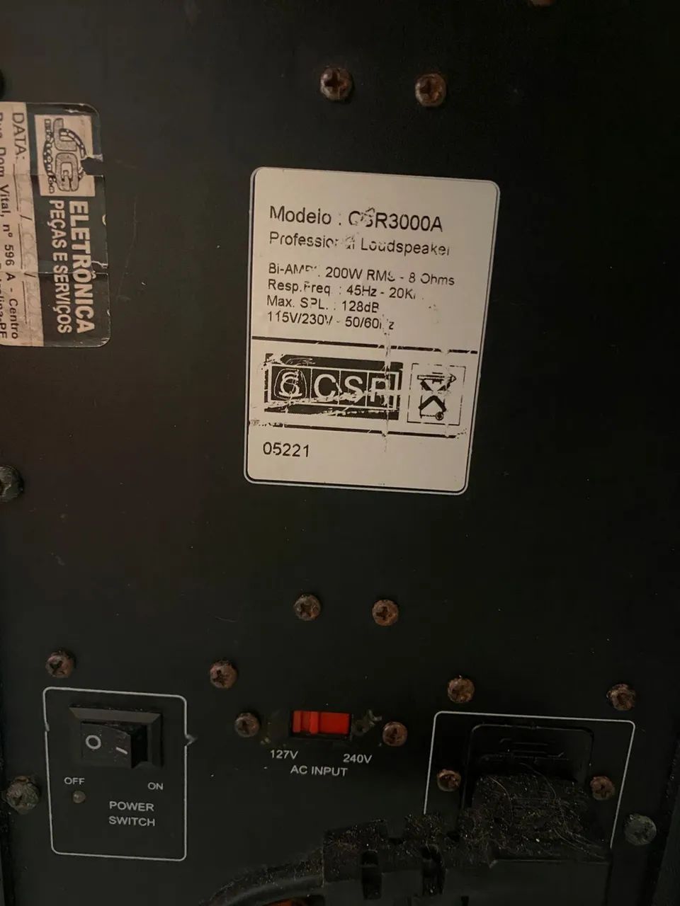 Caixa de som profissional  - Foto 4