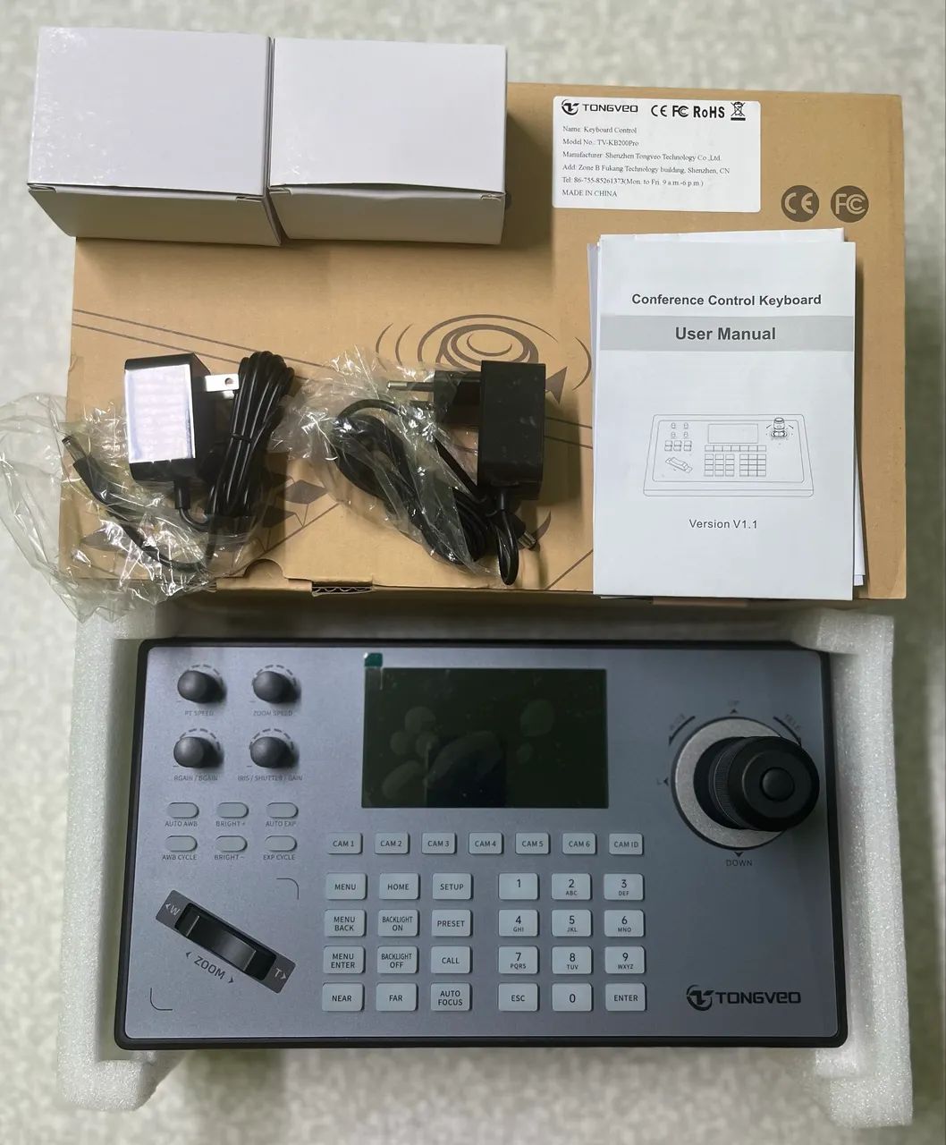 Controladora de Câmera PTZ64318753873921120