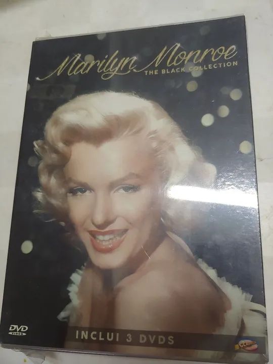 Box Dvd Marilyn Monroe - The Black Collection - 3 Filmes