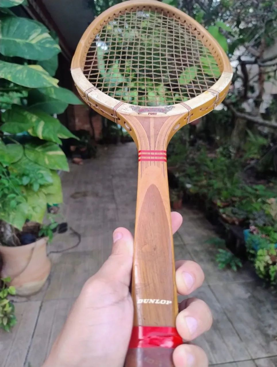 Raquete de Tênis em Madeira Dunlop - Foto 6