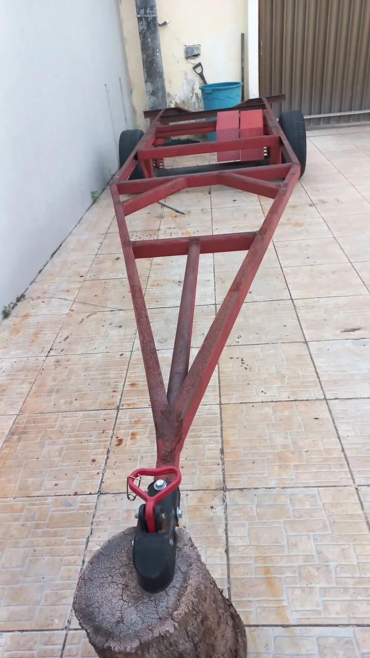 Carretinha para transporte de barco ou jet ski