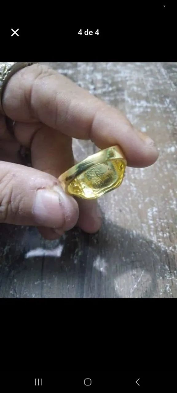 Anel masculino dourado*novo*! - Foto 4