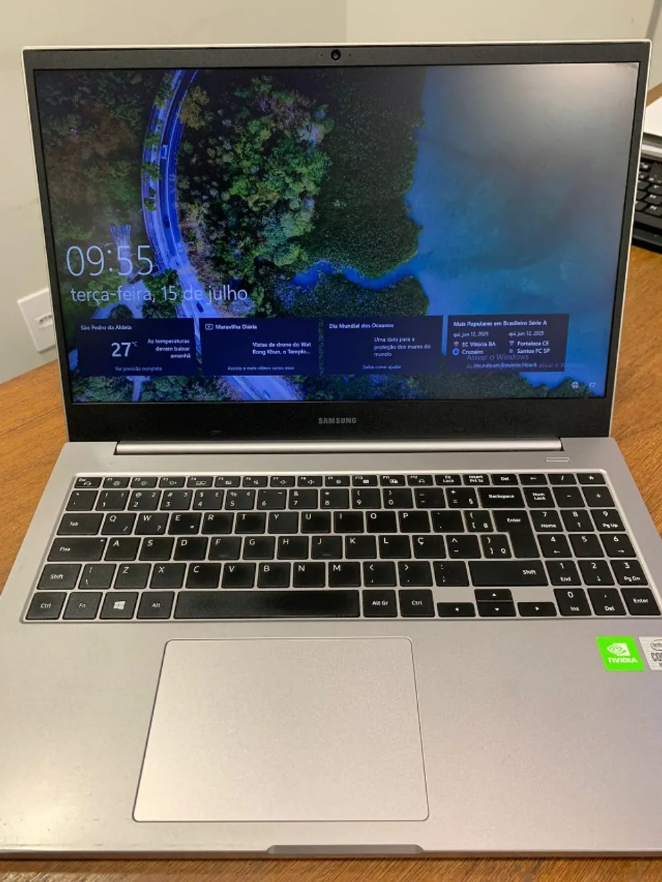 Notebook Samsung i7 10ª Geração, 8GB, HD 1TB, Vídeo 2GB, 15.6", Win10, Prata