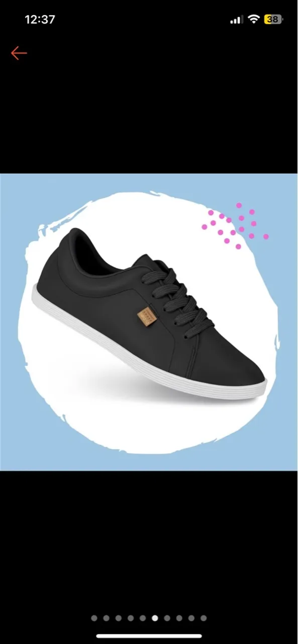Tênis preto com sola branca - Conforto e estilo