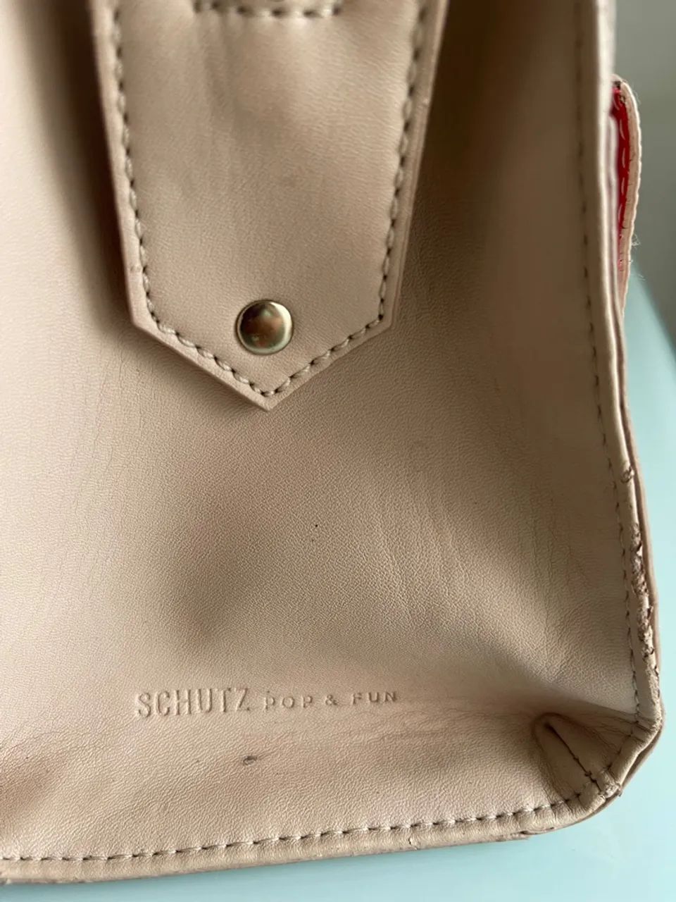 Bolsa Schutz Bege - Foto 4
