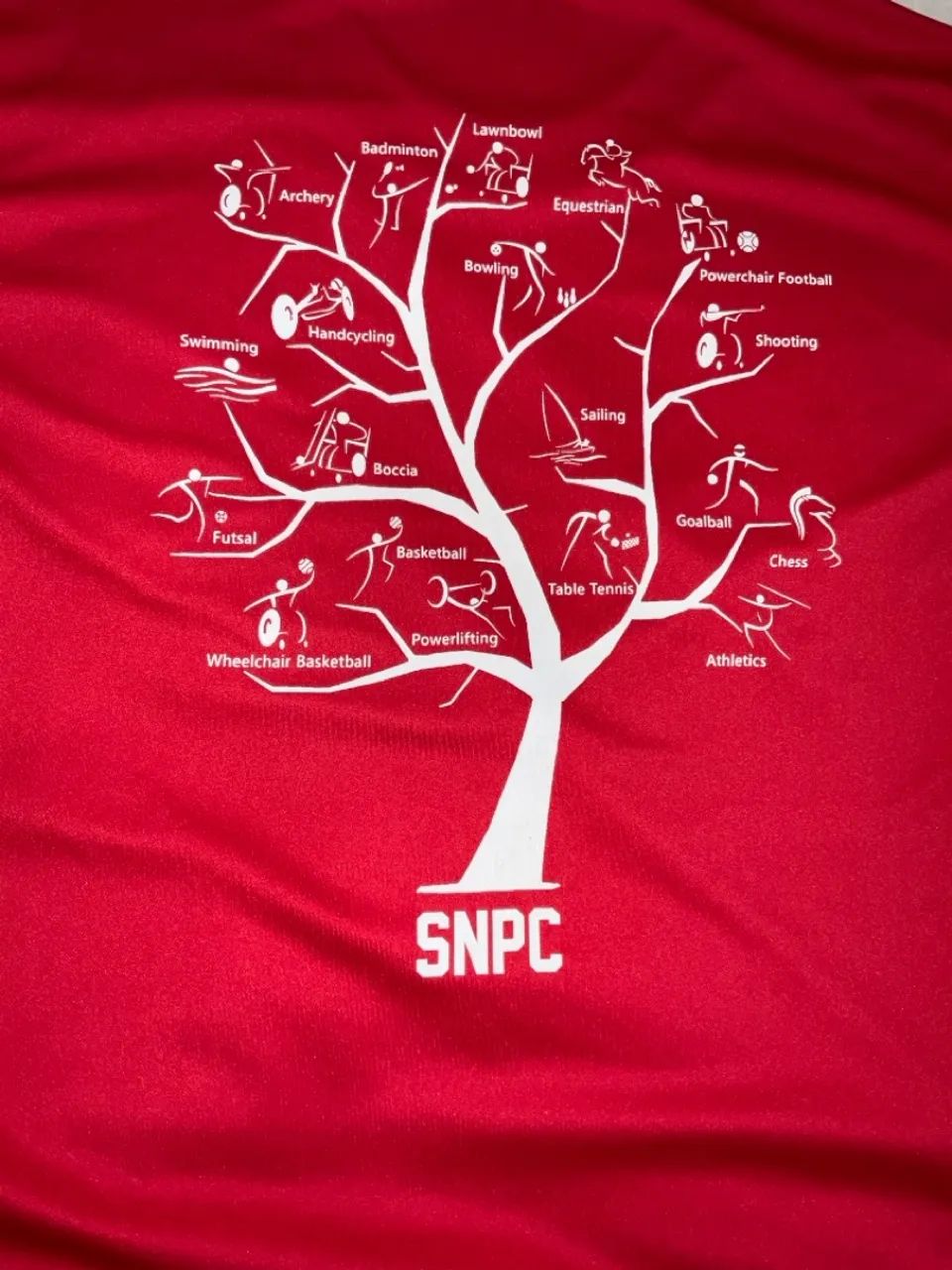 Camisa oficial do Comitê Paralímpico de Singapura - Foto 2