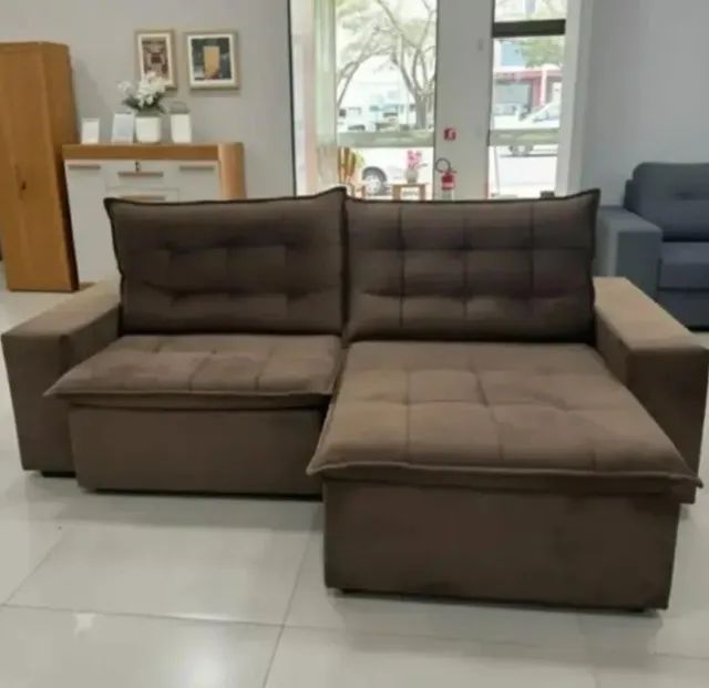Sofa retratil e reclinavel novo de loja (enquanto durar no estoque)