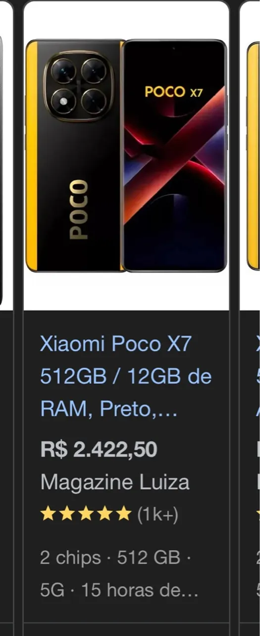 Poco X7 novo e com garantia de 1 ano
