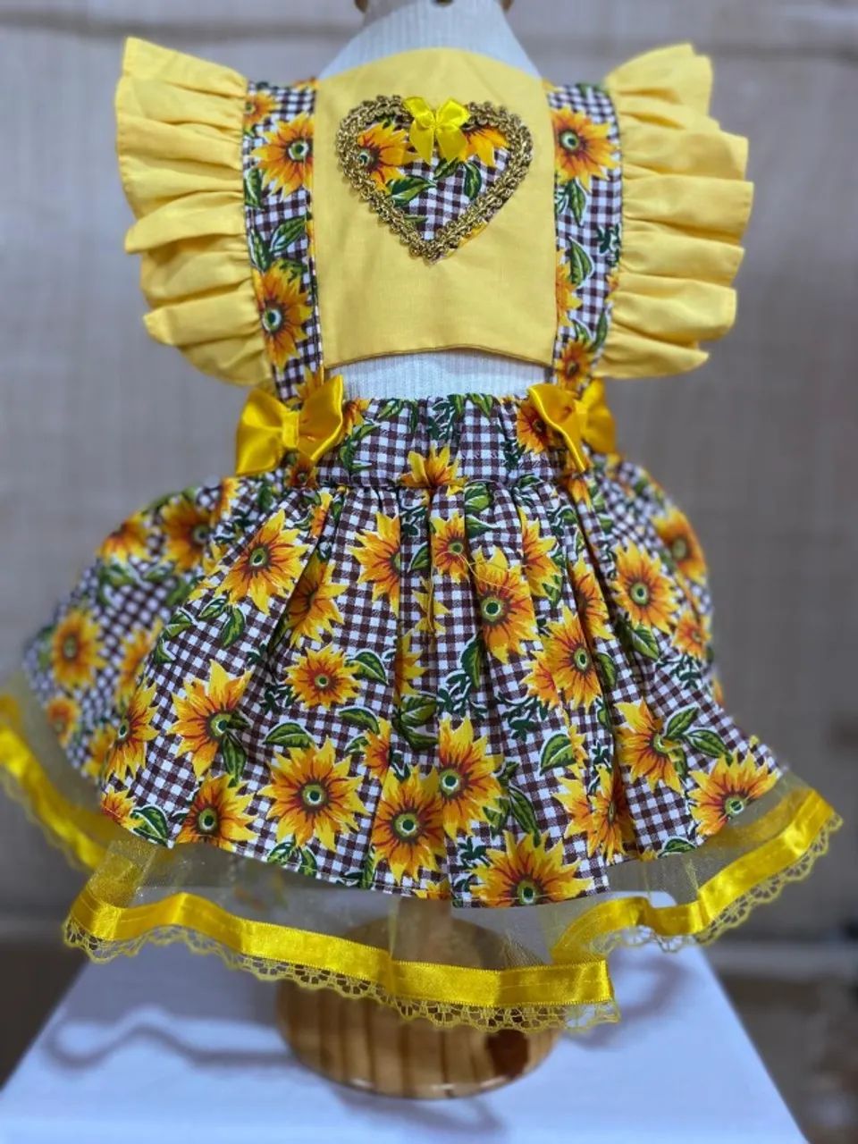 Vestido Junino Girassol - Foto 3