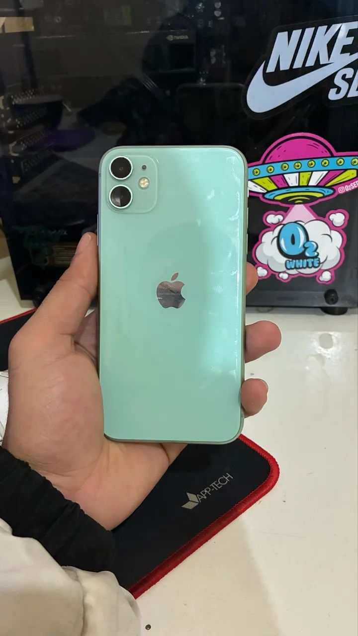 Apple iPhone 11 グリーン iPhone 11 Apple 128GB Verde 6,1” 12MP iOS - iPhone - Magazine Luiza