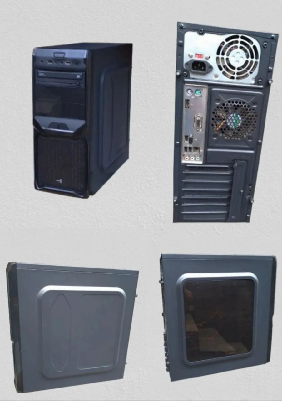 PC Completo + Monitor TV Samsung + Teclado/Mouse Logitech