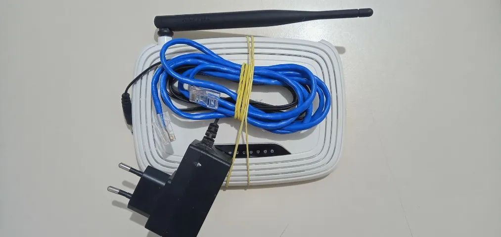 Roteador Tp-link Tl-wr740n 150mbps - Completo Funcionando