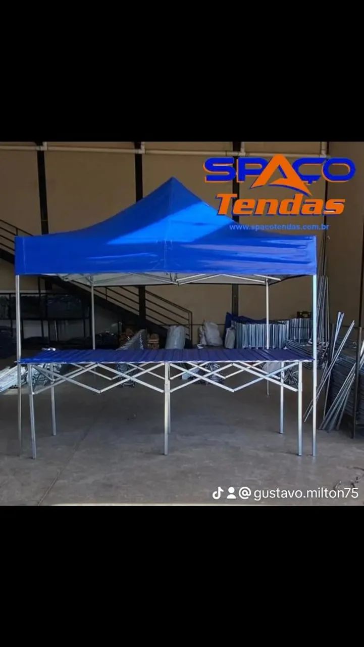 Tenda Sanfonada 3x3 R$ 1.549,00 / Tenda Sanfonada 2x2 R$ 1.139,00 - SPAÇOTENDAS 