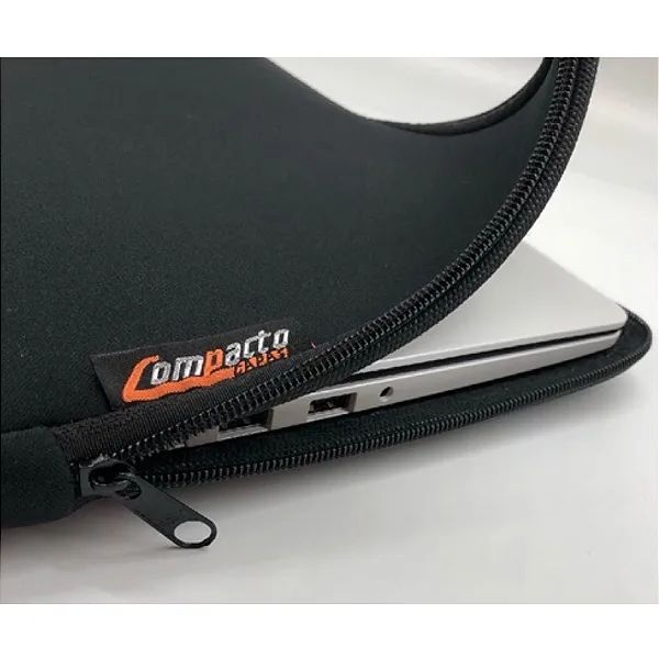 Capa Case Maleta para Notebook até 14.1" com Bolso, Preto - Compacto Capas - Foto 5