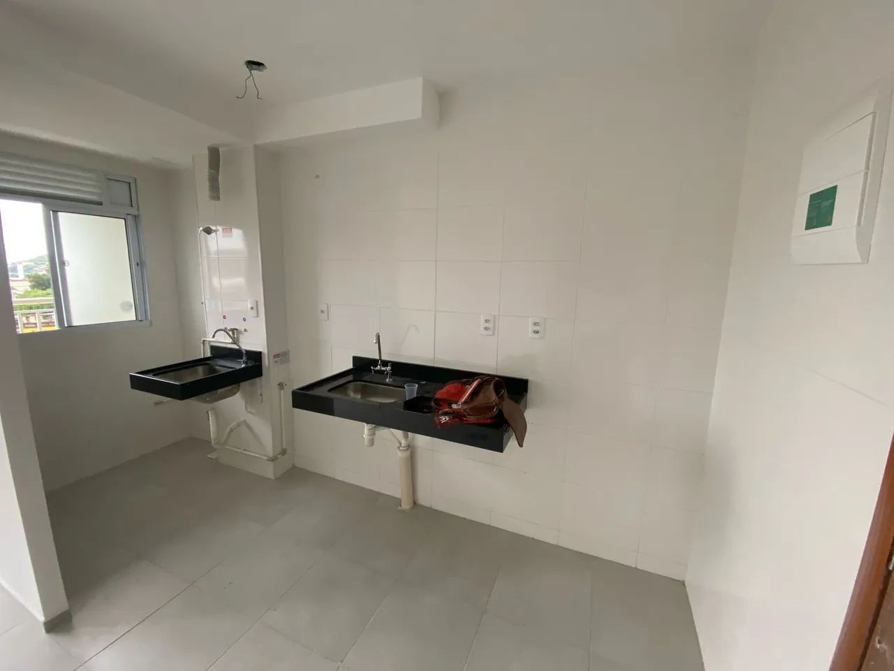 Pia de cozinha em granito preto e tanque sao gabriel - Foto 3