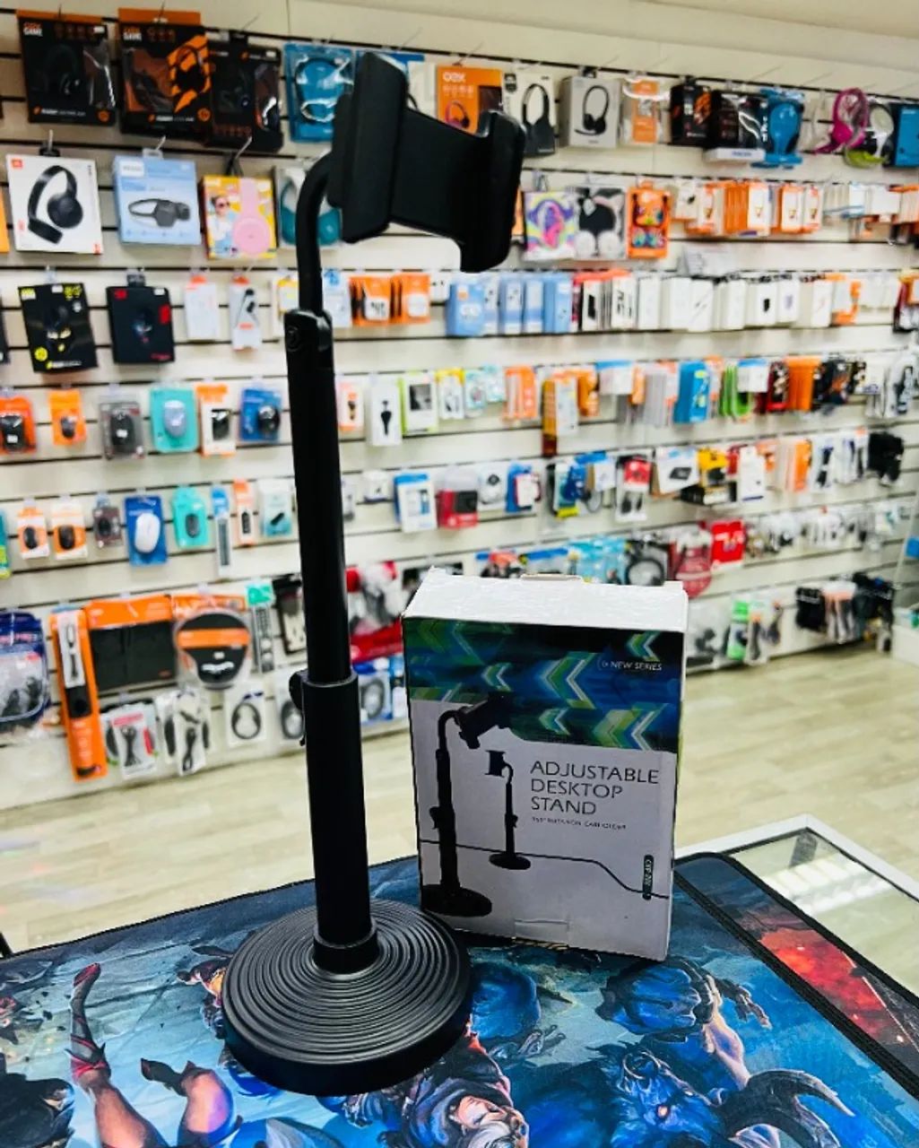 Suporte Para Celular Com Base Giratória 