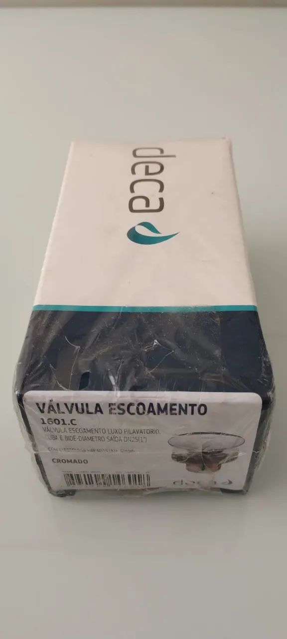 1601.C Válvula Escoamento Luxo p/ Lavatório Cromado  - Foto 3