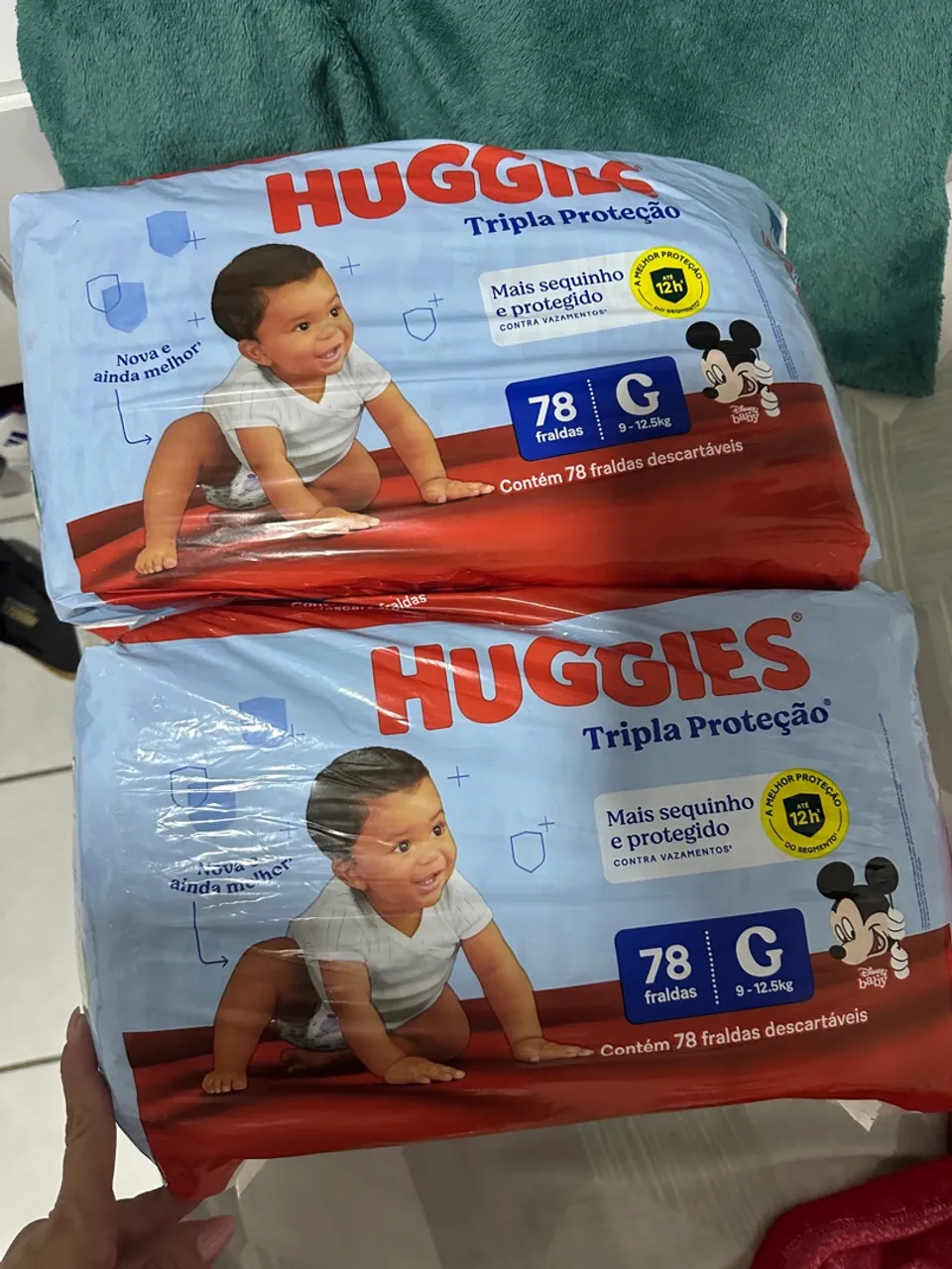 Fraldas Huggies Tripla Proteção 78 Unidades - G