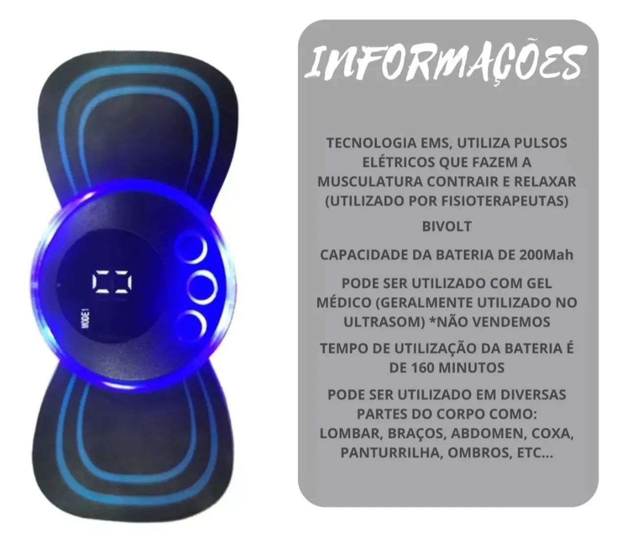 Massageador - Alivio da dor e relaxamento