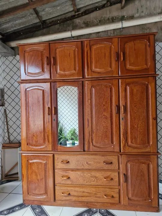 Guarda roupa sem defeito se divide em 3 partes . - Foto 3