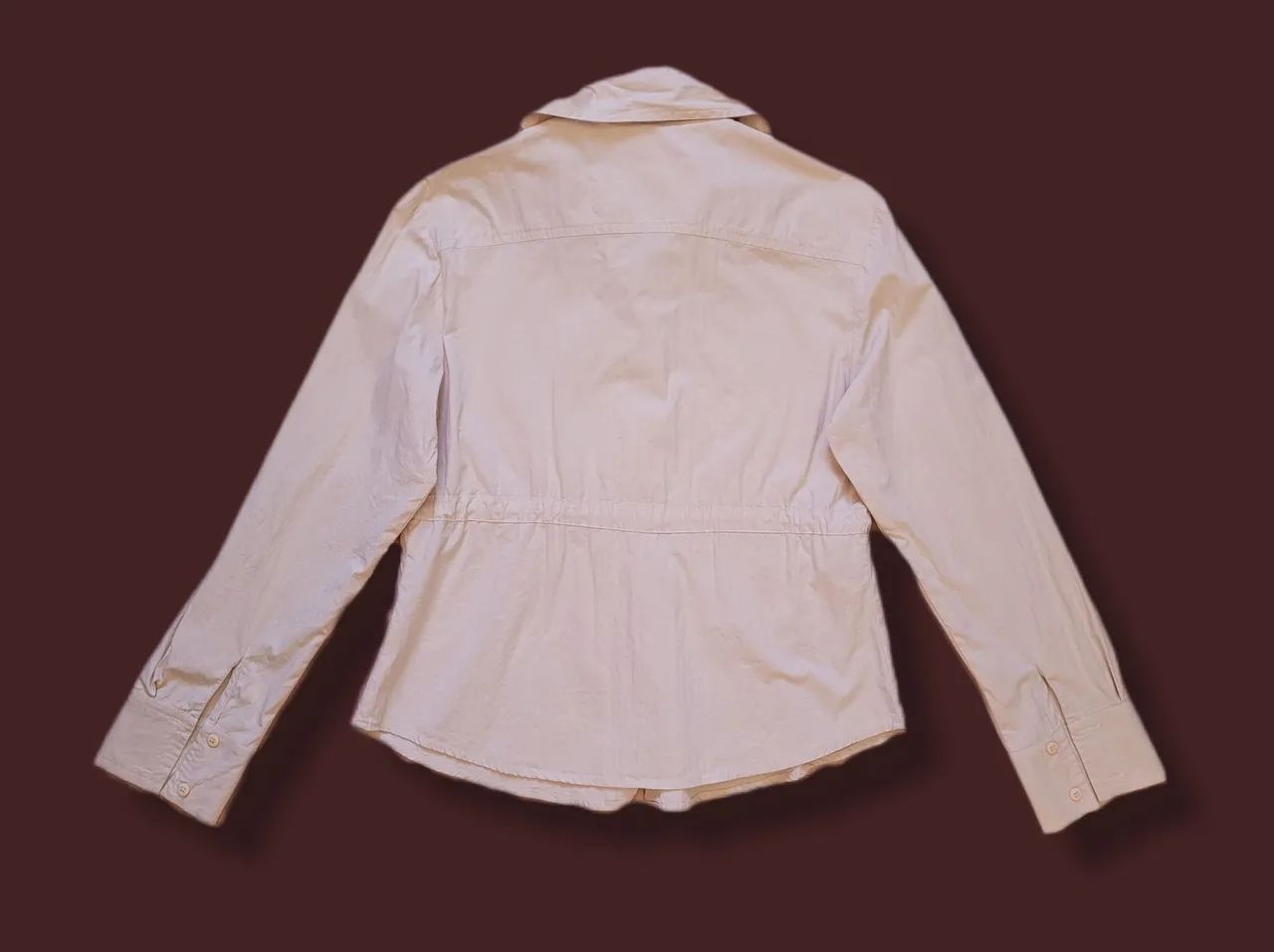 Camisa Bege Feminina - Foto 2