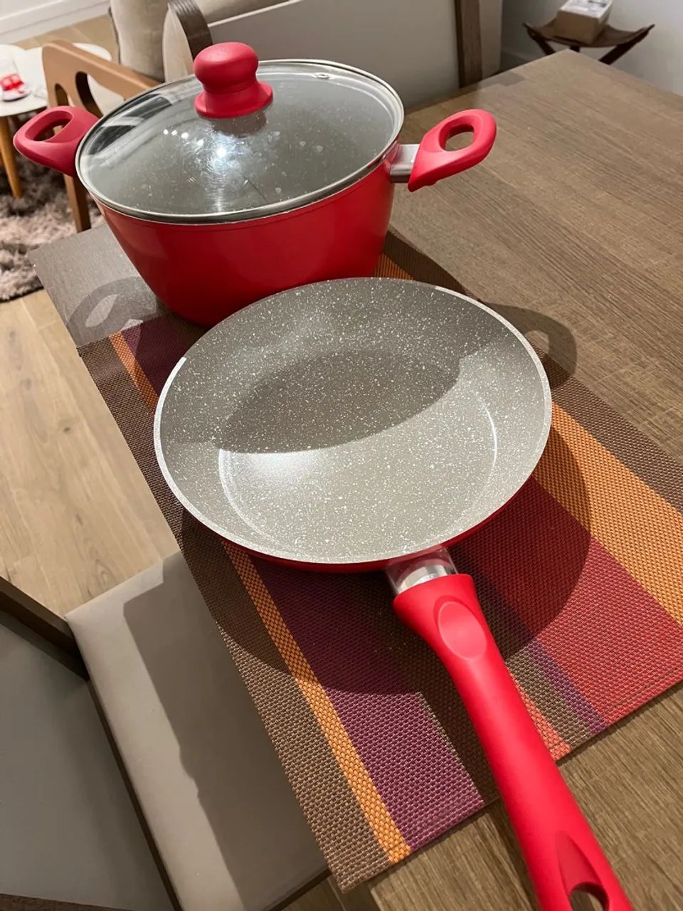 Frigideira e Panela Antiaderente com Revestimento de Pedra - Foto 4