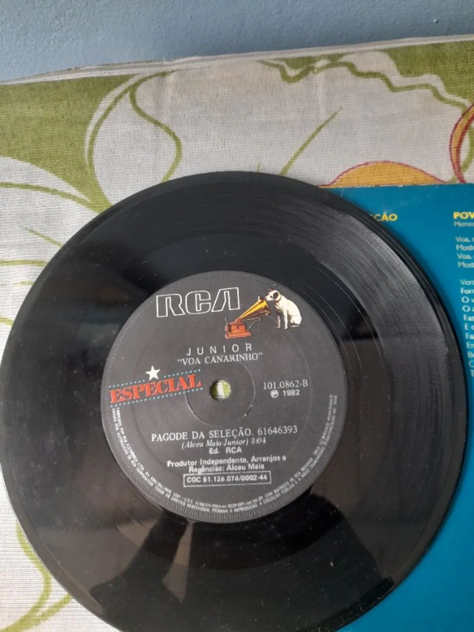 Disco vinil compacto Maestro Júnior Flamengo - Foto 3