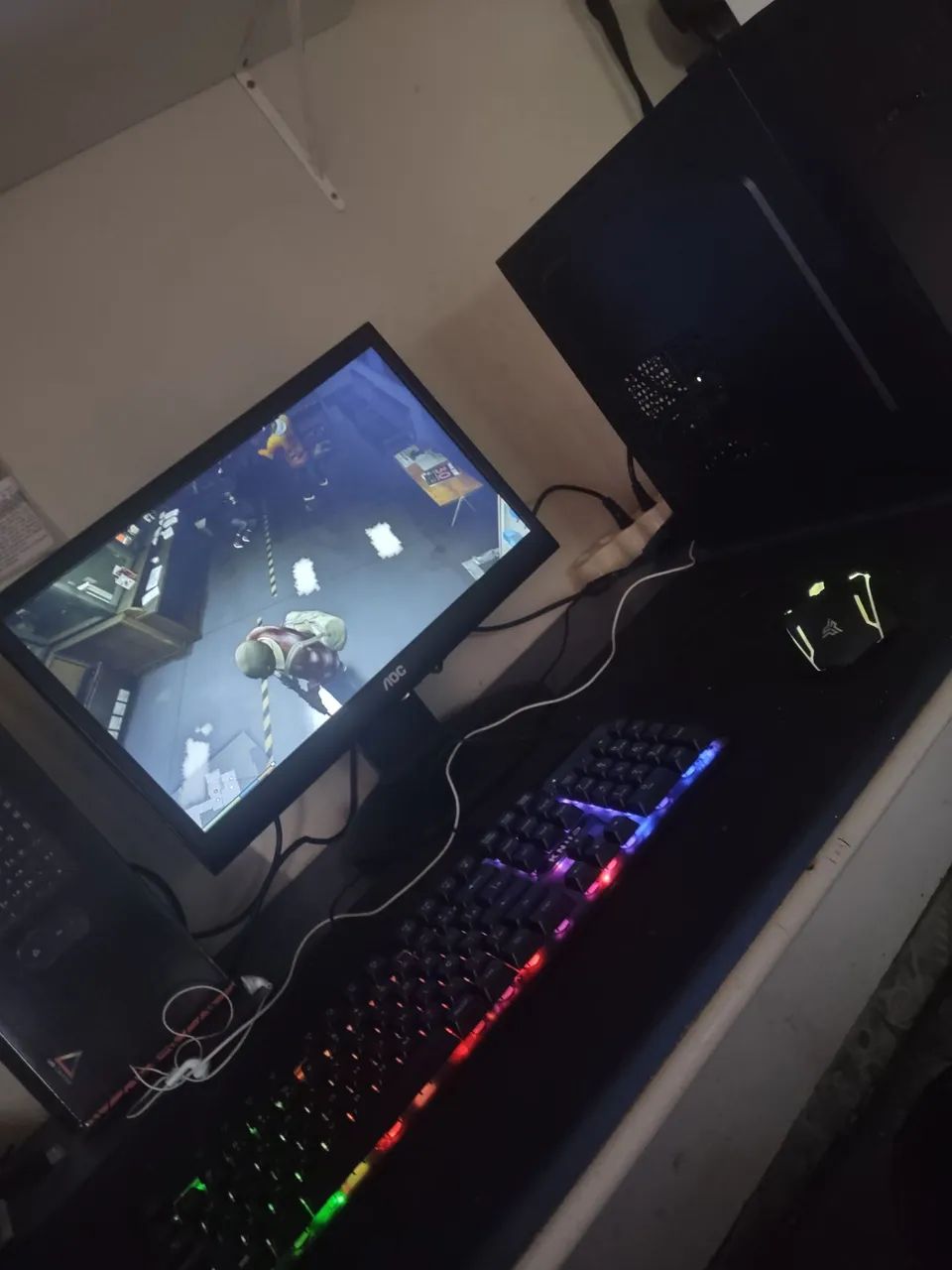 Computador Gamer Completo, i5 7 geração, 16 RAM, SSD de 128+HD 500, vídeo GTX 1050 top , ! - Foto 3