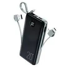 Carregador Portátil Universal Power Bank Bateria 20.000mah