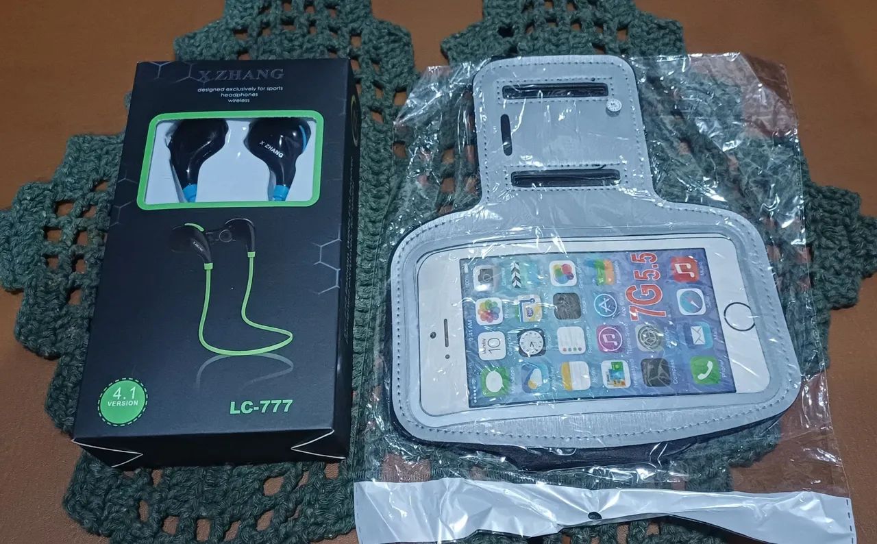 Fone Bluetooth + Braçadeira Esportivo  - Foto 4