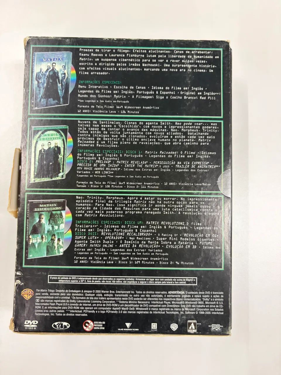 DVDs Trilogia Matrix - 5 discos  - Foto 3
