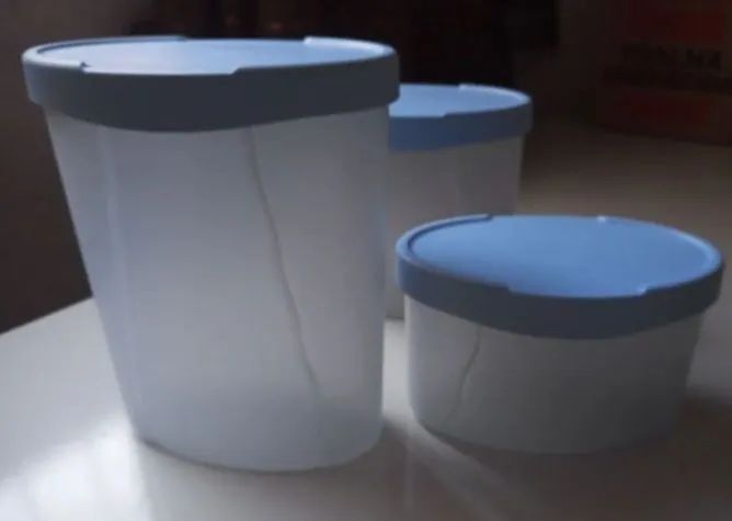Kit potes dosadores Tupperware  - Foto 2
