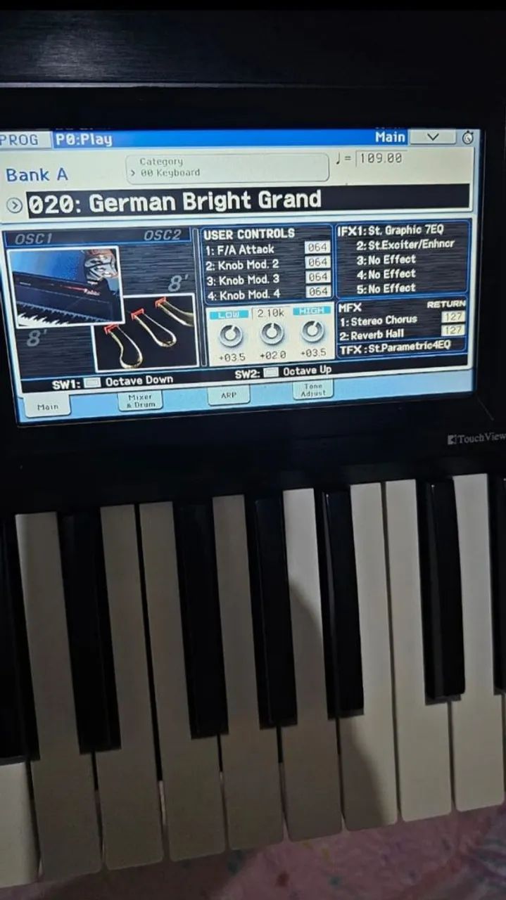 Teclado korg krome 73 - Foto 2