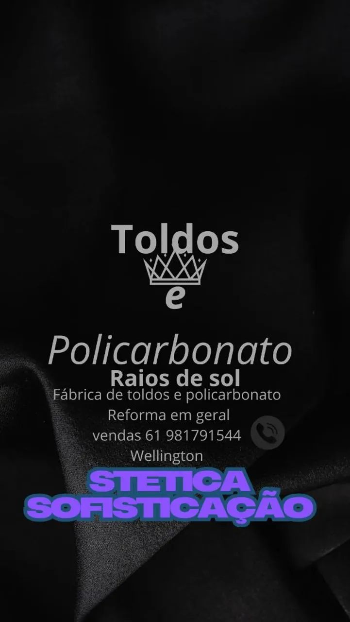 Toldos e Policarbonato - Raios de Sol