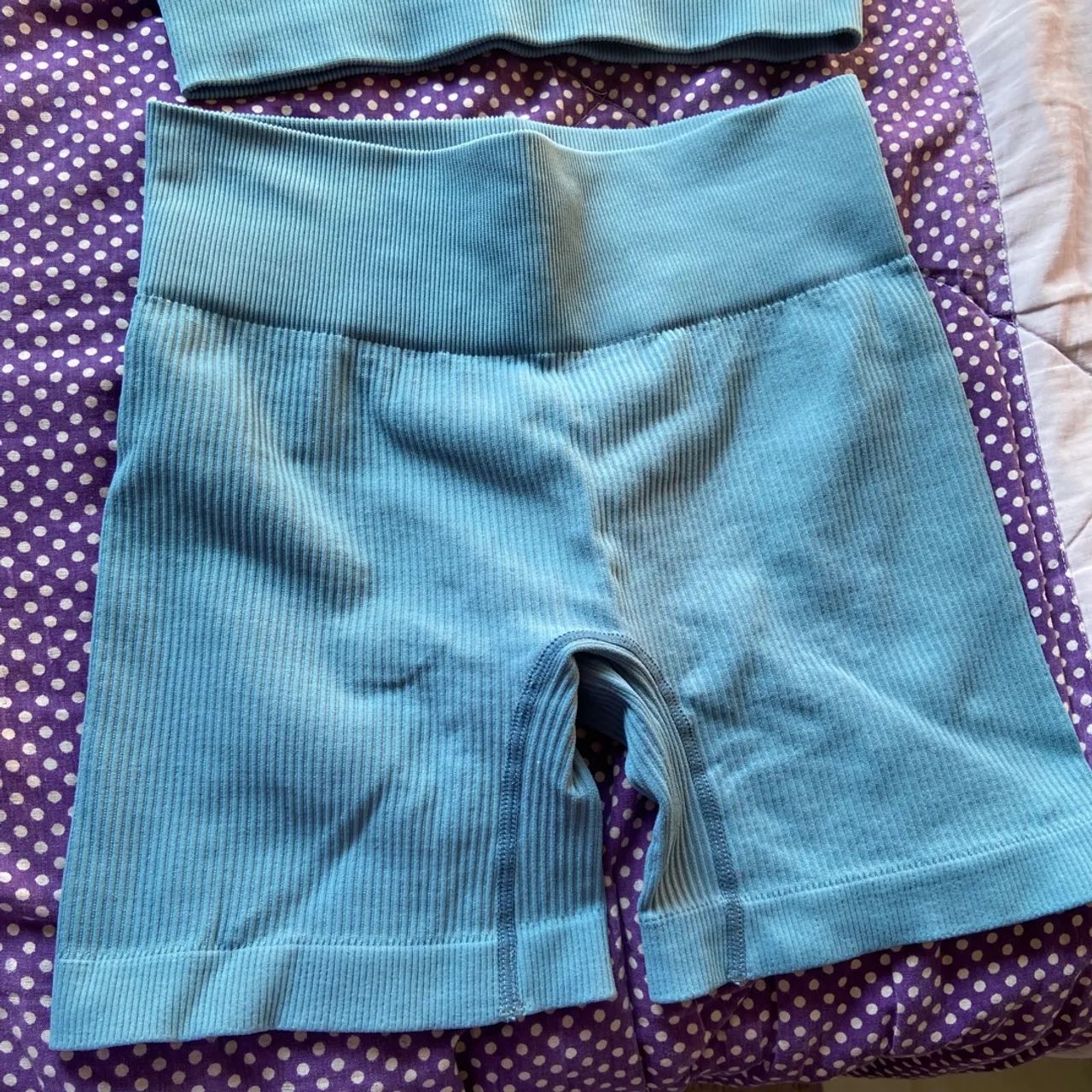 Conjunto Fitness Azul Claro Modela o Corpo  - Foto 6